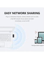 USB 2.0 WiFi Wireless Adapter 150Mbps 950M Network LAN Card 802.11 Adapter Compatible with Desktop I Laptop - Image 3
