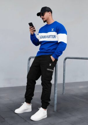 Louis Vuitton Men's Hoodie and Track Pants Set