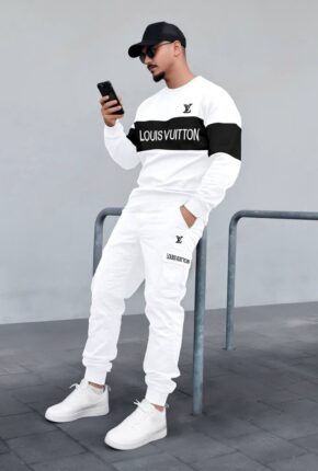Louis Vuitton Men's Hoodie and Track Pants Set
