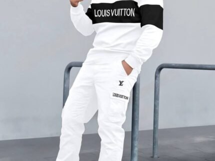 Louis Vuitton Men's Hoodie and Track Pants Set