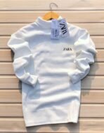 Zara Men's High Neck Sweater – Heavy Pure Cotton Fabric, Soft & Fully Stretchable for Ultimate Comfort