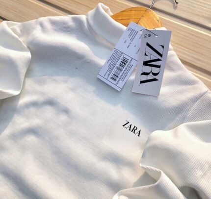 Zara Men's High Neck Sweater – Heavy Pure Cotton Fabric, Soft & Fully Stretchable for Ultimate Comfort
