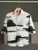 Shirt Modern Printed 3/4 Sleeve