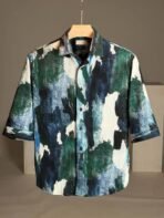 Shirt Modern Printed 3/4 Sleeve