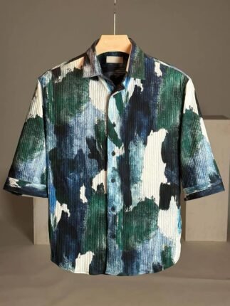Shirt Modern Printed 3/4 Sleeve