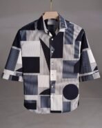 Shirt Modern Printed 3/4 Sleeve