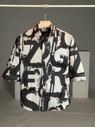Shirt Modern Printed 3/4 Sleeve