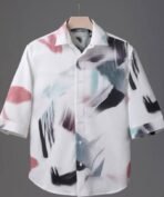 Shirt Modern Printed 3/4 Sleeve
