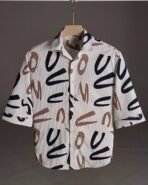 Shirt Modern Printed 3/4 Sleeve
