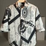 Shirt Modern Printed 3/4 Sleeve