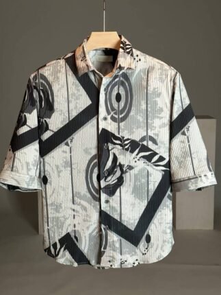 Shirt Modern Printed 3/4 Sleeve