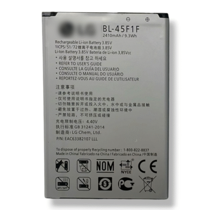 BL-45F1F Battery for LG K8 I K4 I K3 I LG Aristo – 2410mAh