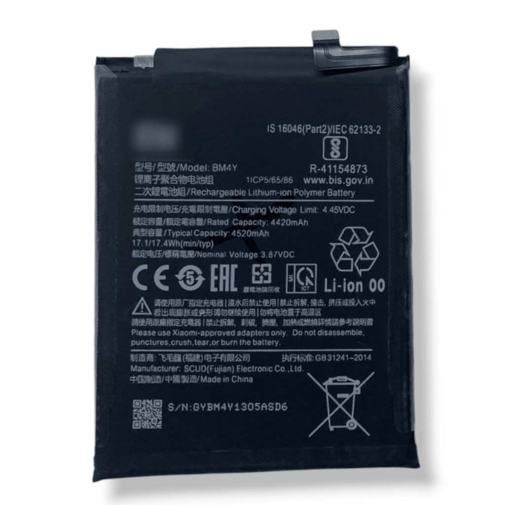 BM4Y Battery for Xiaomi Poco F3 I Redmi K40 I K40 Pro – 4520mAh