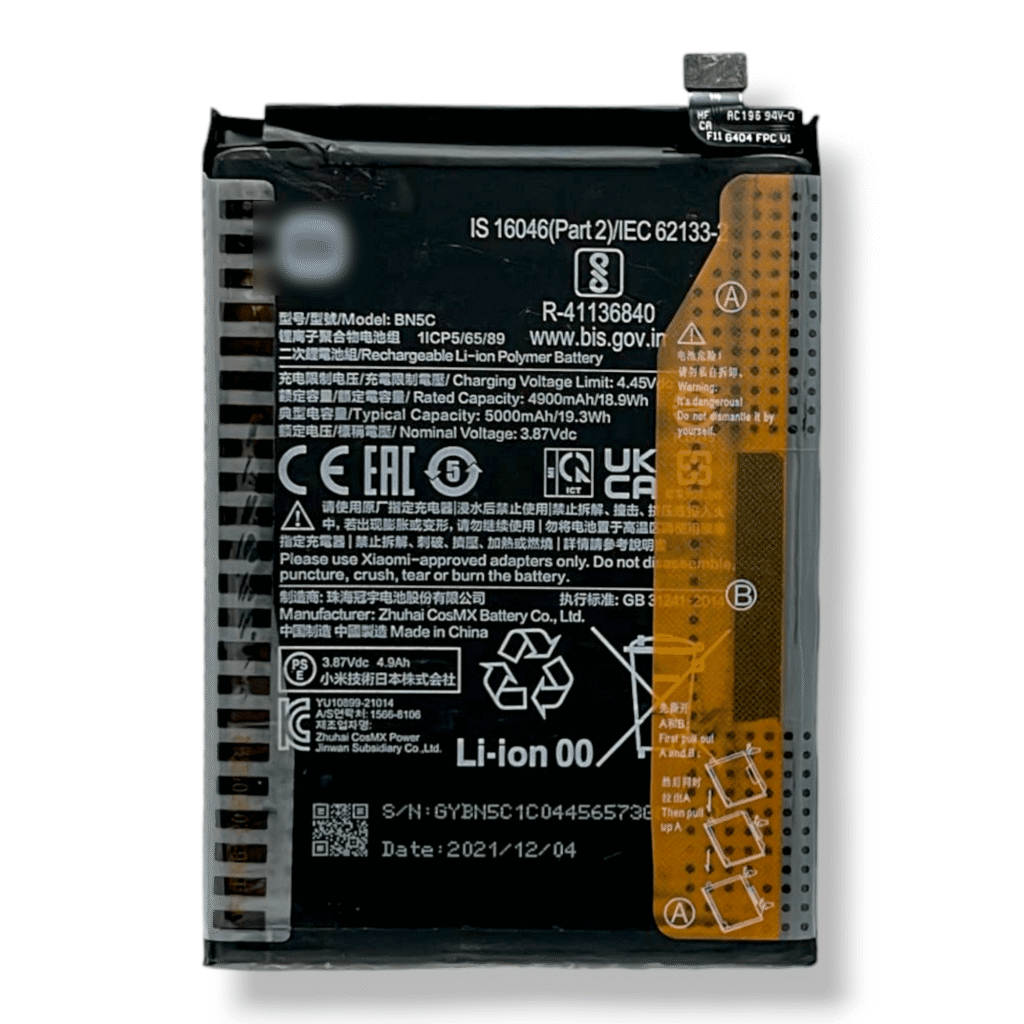 BN5C Battery for Xiaomi Poco M4 Pro – 5000mAh
