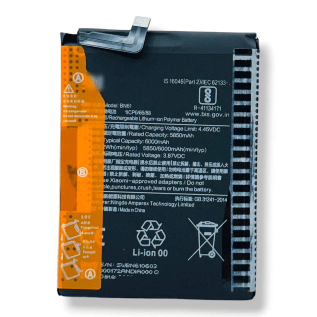 BN61 Battery For Xiaomi Poco X3 – 6000mAh