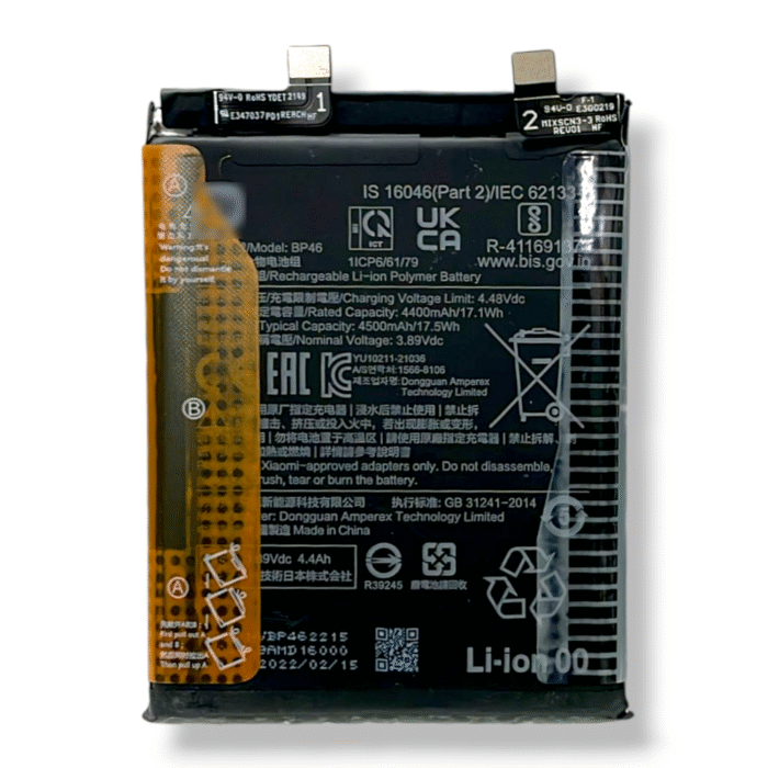 BP46 Battery for Xiaomi Mi 12 I Mi 12X – 4500mAh