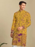Silk Digital Printed Kurta
