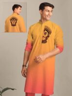 Silk Digital Printed Kurta