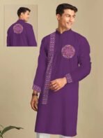 Silk Digital Printed Kurta