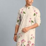 Silk Digital Printed Kurta