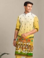Silk Digital Printed Kurta
