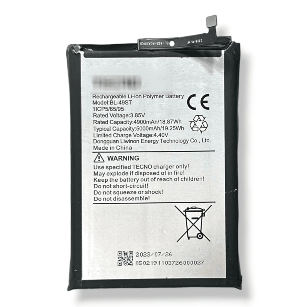 BL-49ST Battery For Spark 10 pro I Spark 10 NFC – 5000mAh