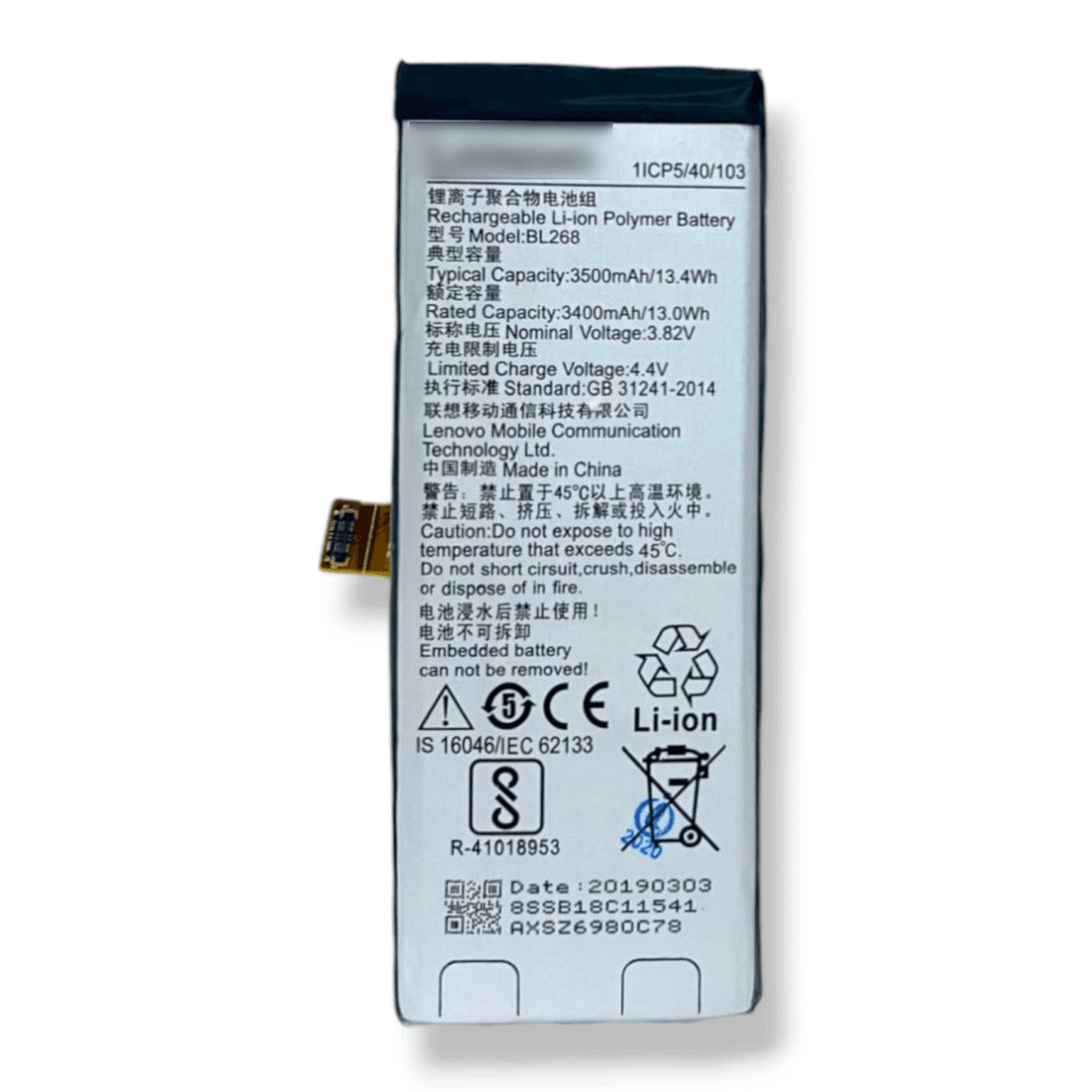 BL268 BATTERY For Lenovo ZUK Z2 I Z2 Plus – 3500mAh