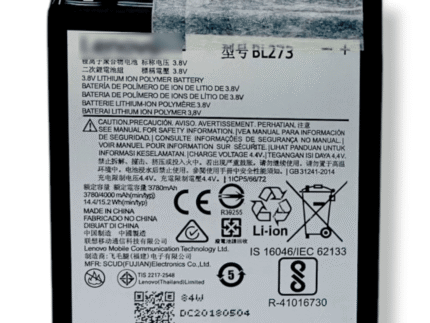 BL273 Battery For Lenovo K8 Plus – 4000mAh