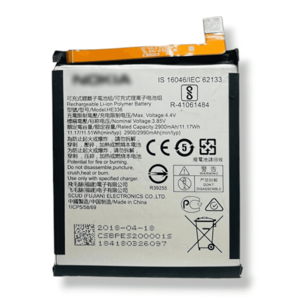 HE336 battery for Nokia 3.1 (TA-1063) I Nokia 5.1 (TA-1075) – 2990mAh