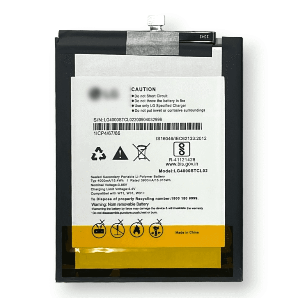 LG4000STCL02 Battery For LG W30 – 4000mAh
