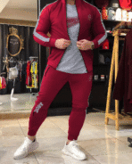 NIKE Winter Tracksuit – Full Warm Zipper Hoodie and Track Pants Set