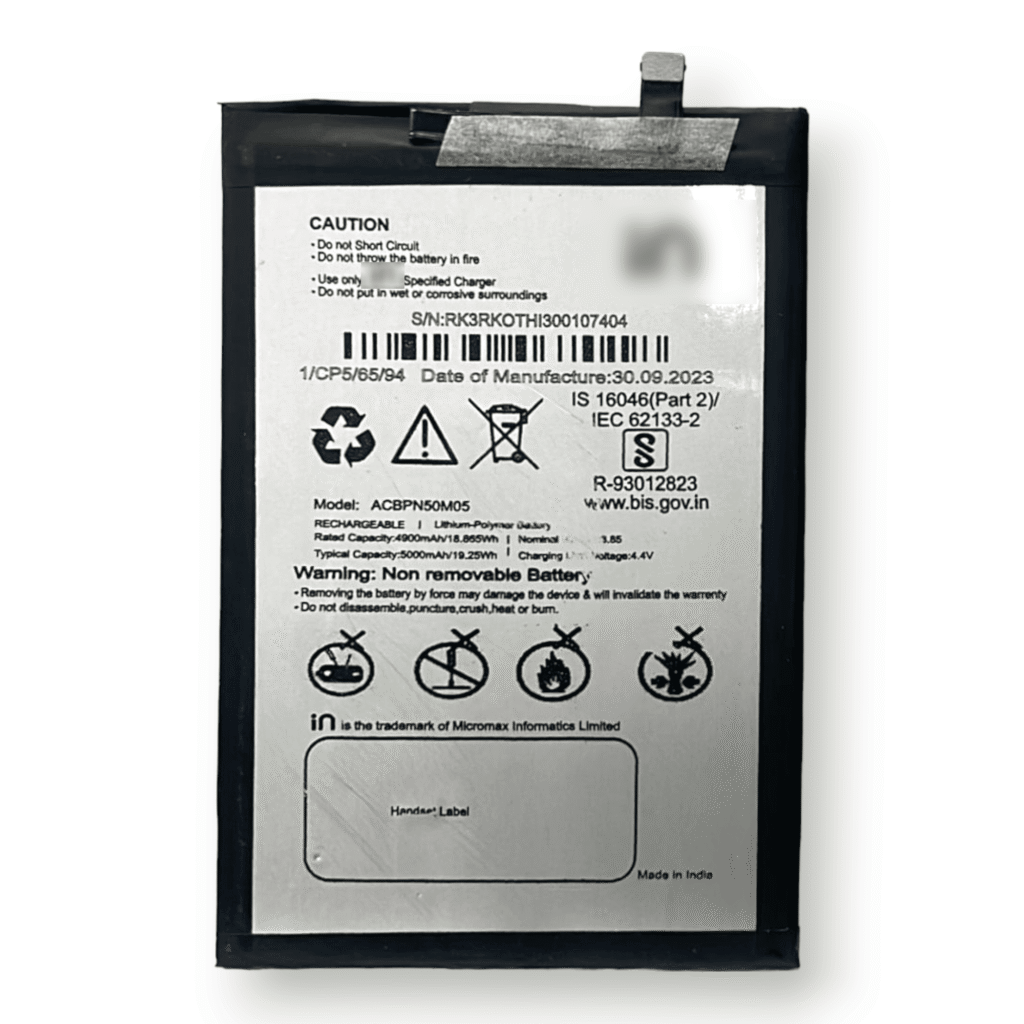 ACBPN50M05 Battery For Micromax IN 1b – 5000mAh