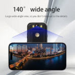 2K Sport Action Camera – Body Camera for Outdoor Sports, 170° Wide-Angle, Waterproof, and High-Performance Recording | CS09 4K