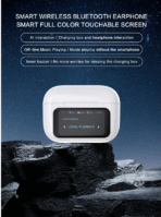 Buy A8 Pro Wireless Bluetooth Earbuds with Display Charging Case. Noise canceling, touch control, and premium sound – AirPods Pro 2 style wireless earphones.
