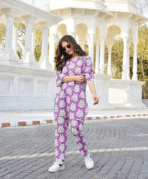 Kurta Pant Set for Women – Elegant V-Neck Design