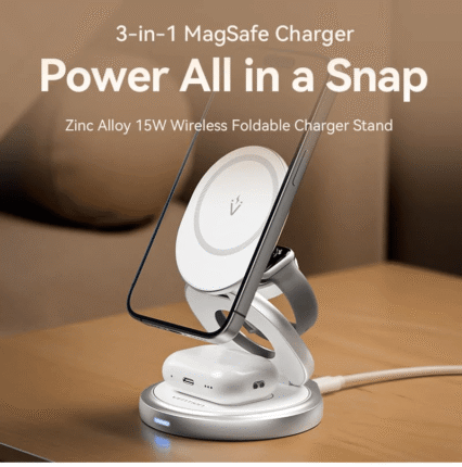 MagSafe Wireless Charger for iPhone | Fast Magnetic Charging Pad for iPhone 14/13/12 Series | Compact & Portable Design