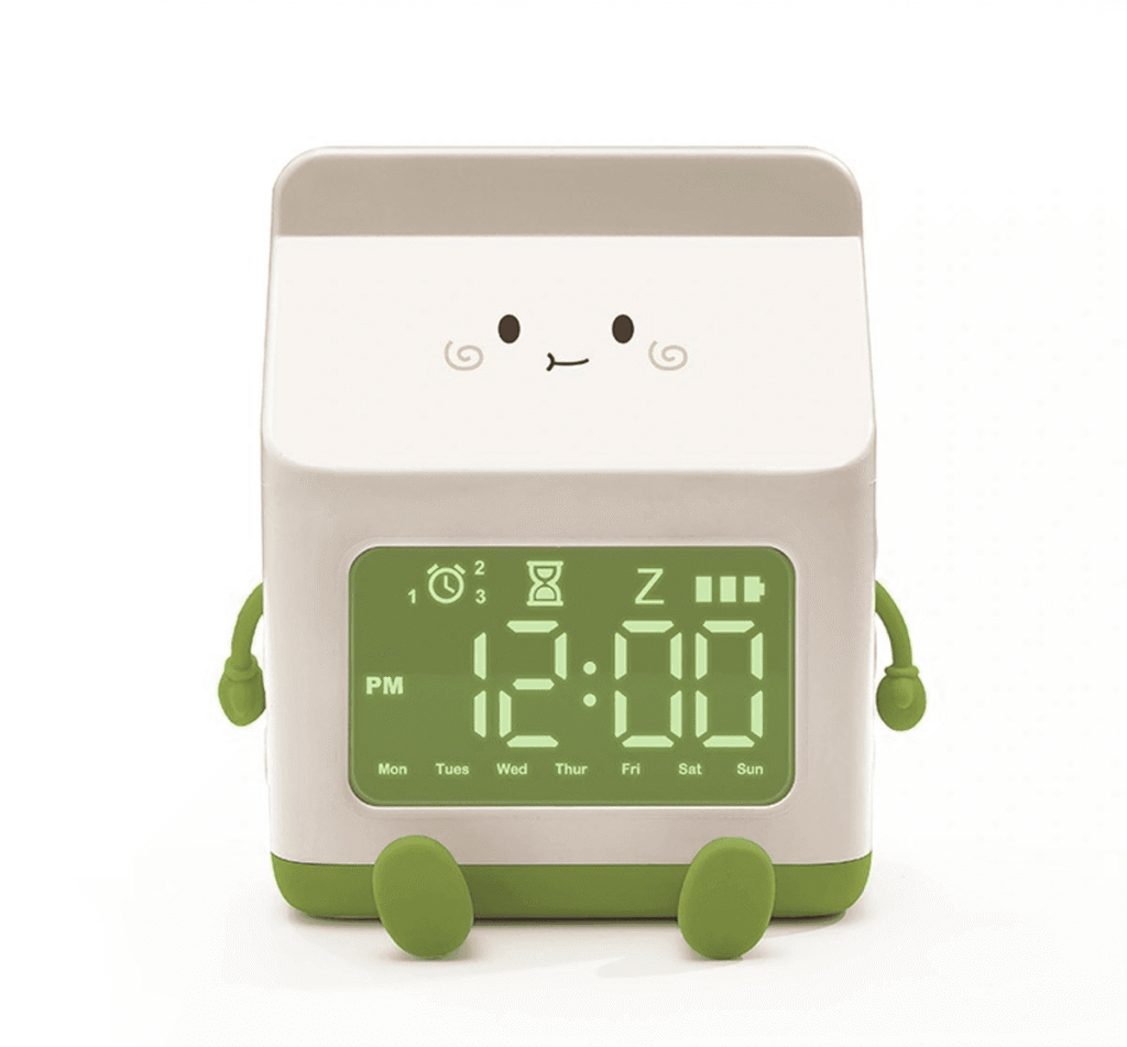 Milk Box Digital Alarm Clock