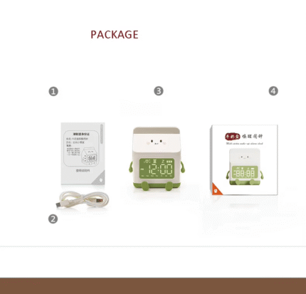Milk Box Digital Alarm Clock