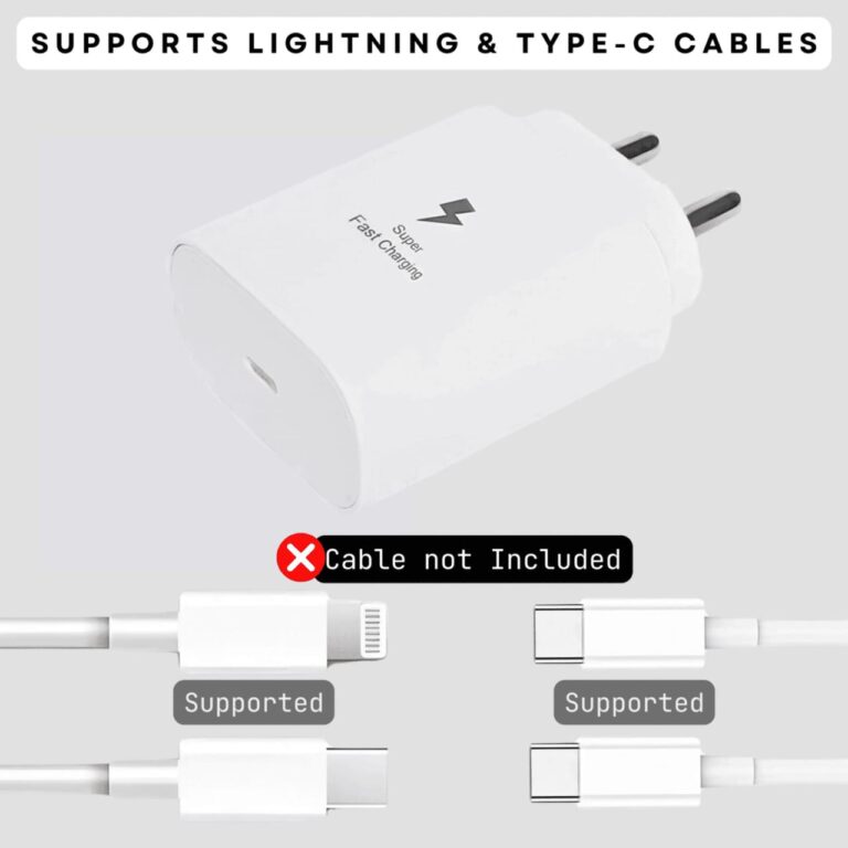 Samsung 25W PD 3.1A Wall Charger for Mobile (White)