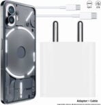 25W PD 3A Wall Charger for Mobile (White) – Type-C Rapid Charger for Nothing Phone 1 & Nothing Phone 2