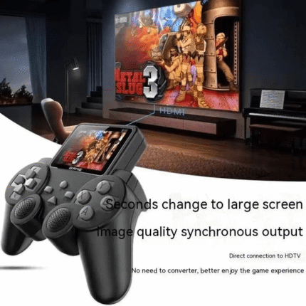 Wireless joystick with HDMI retro gaming system