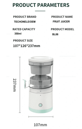 SB Fruit Juicer Machine – Portable Rechargeable Blender