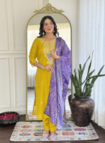 Vichitra Silk, Sequence Coding Embroidery Work, luxurious fabric, special occasion fabric, embroidery work, premium fabric, wedding fabric, traditional wear, festive fabric, elegant fabric.