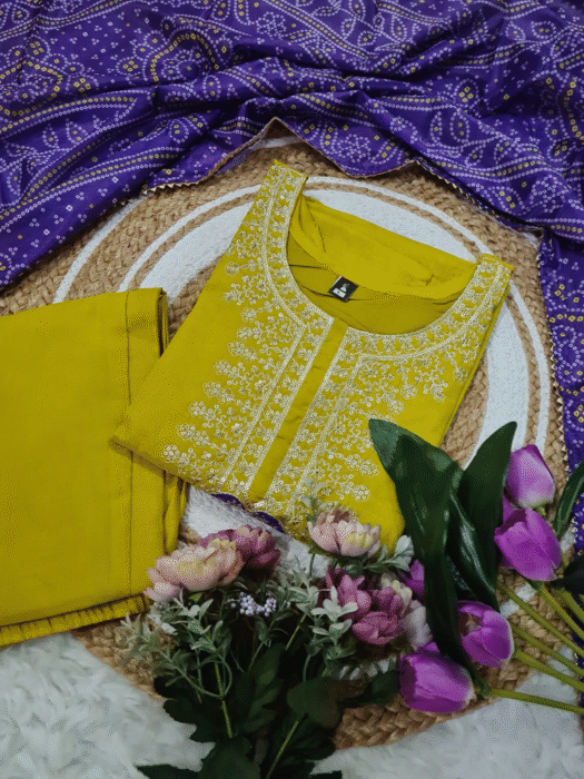 Vichitra Silk, Sequence Coding Embroidery Work, luxurious fabric, special occasion fabric, embroidery work, premium fabric, wedding fabric, traditional wear, festive fabric, elegant fabric.