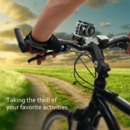 Waterproof 1080P Auto Tracking Sports Camera with Accessories