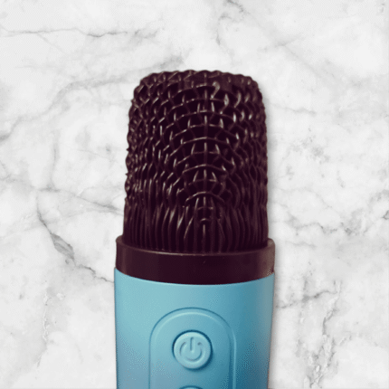 Mini portable karaoke speaker with RGB light effects
