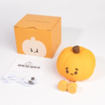 gift for baby nursery, kids LED lamp, toddler bedroom light, cute night light for children, safe silicone baby lamp