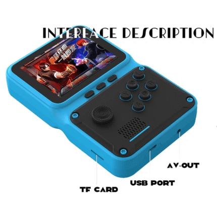 M30 mini game console, portable handheld game player, retro gaming console, 1500 built-in games, 2.8 inch handheld console, retro arcade player, kids gaming device, travel game console, mini game player, 4GB game console