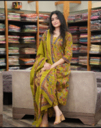 A-Line Pant Set, floral print pant set, summer outfit, women's casual wear, stylish pant set, pant set with dupatta, breathable fabric, summer fashion, side pocket pant, floral print outfit.