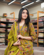 A-Line Pant Set, floral print pant set, summer outfit, women's casual wear, stylish pant set, pant set with dupatta, breathable fabric, summer fashion, side pocket pant, floral print outfit.